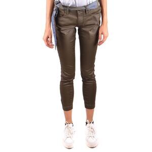 Jacob Cohen Slim Fit Tie Belt Pants Women green Jeans